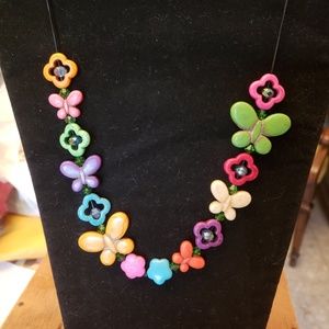 Festive butterfly necklace
